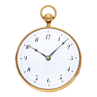 French gold quarter repeating cylinder watch Circa 1820