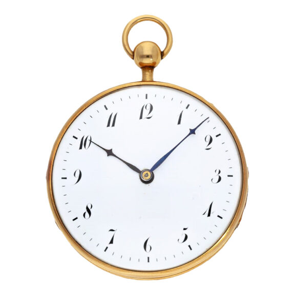 French gold quarter repeating cylinder watch Circa 1820 French gold quarter repeating cylinder watch Circa 1820