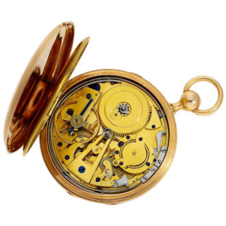 French repeating watch with cylinder escapement Circa 1820
