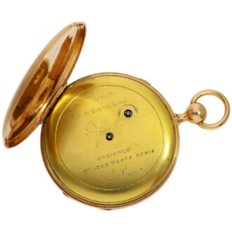 French repeating watch with cylinder escapement Circa 1820