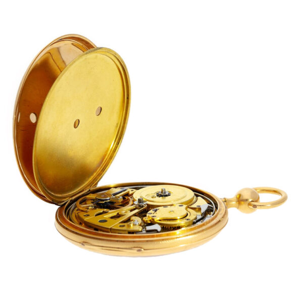 French repeating watch with cylinder escapement Circa 1820 French repeating watch with cylinder escapement Circa 1820