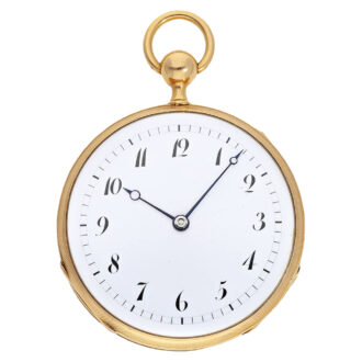 French repeating watch with cylinder escapement Circa 1820
