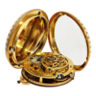 French gold watch with special enamelling technique Circa 1780