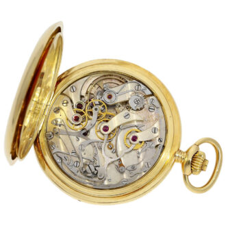 Swiss 18K gold doctors watch with register Circa 1915