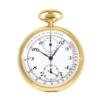 Swiss 18K gold doctors watch with register Circa 1915