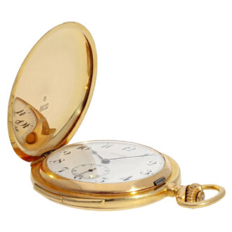 Swiss 18K gold minute repeating pocket watch Circa 1900