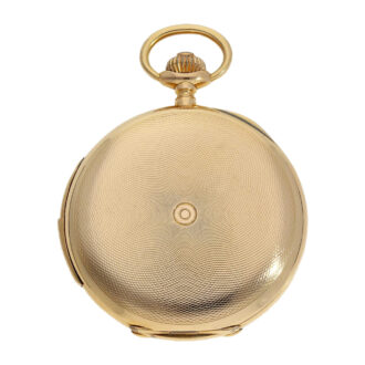 Swiss 18K gold minute repeating pocket watch Circa 1900
