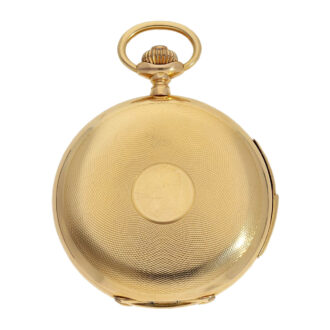 Swiss 18K gold minute repeating pocket watch Circa 1900