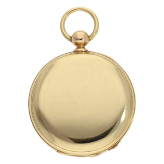Swiss watch with two time zones and centre seconds Circa 1860 Swiss watch with two time zones and centre seconds Circa 1860
