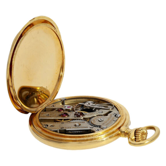 Extremely rare Swiss 18K gold precision pocket watch Circa 1910 Extremely rare Swiss 18K gold precision pocket watch Circa 1910