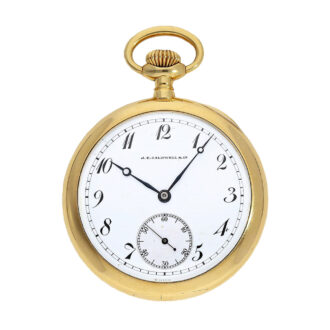 Extremely rare Swiss 18K gold precision pocket watch Circa 1910