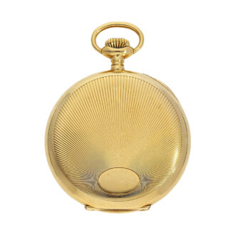 Extremely rare Swiss 18K gold Chronomètre Royal watch Circa 1910