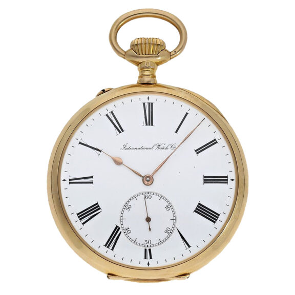 Rare Swiss 18K gold open faced lever pocket watch Circa 1912 Rare Swiss 18K gold open faced lever pocket watch Circa 1912