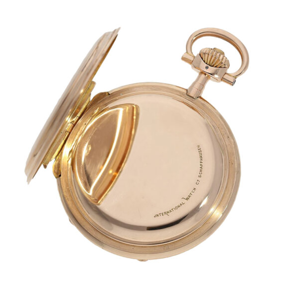 Rare Swiss 14K gold pocket watch with original box Circa 1900 Rare Swiss 14K gold pocket watch with original box Circa 1900