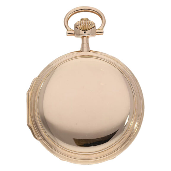 Rare Swiss 14K gold pocket watch with original box Circa 1900 Rare Swiss 14K gold pocket watch with original box Circa 1900