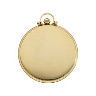 Swiss 18 carat gold open faced lever pocket watch Circa 1930