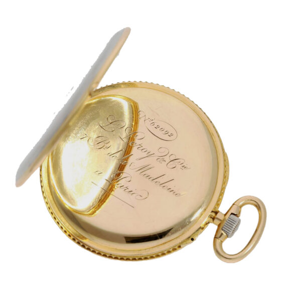 French gold/white gold observation chronometer watch Circa 1895 French gold/white gold observation chronometer watch Circa 1895