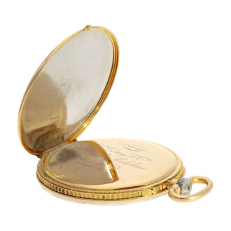 French gold/white gold observation chronometer watch Circa 1895