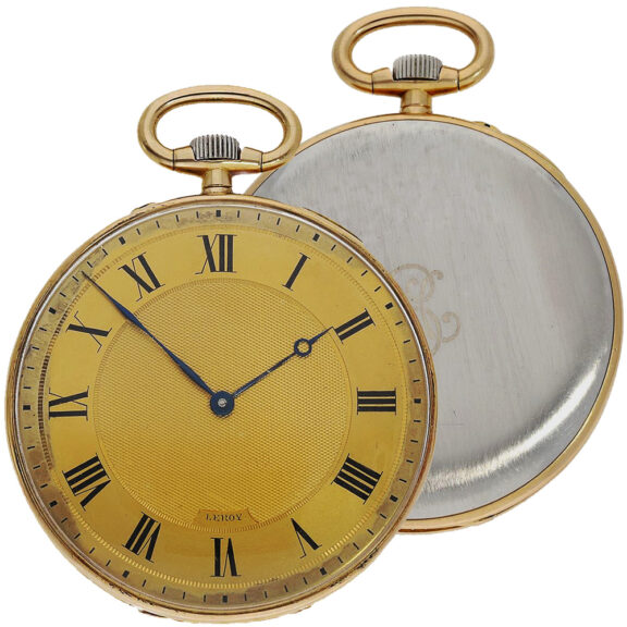 French gold/white gold observation chronometer watch Circa 1895