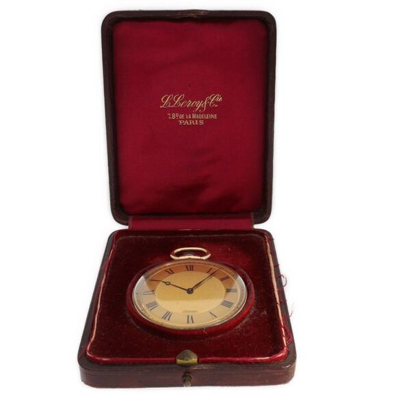 French gold/white gold observation chronometer watch Circa 1895 French gold/white gold observation chronometer watch Circa 1895