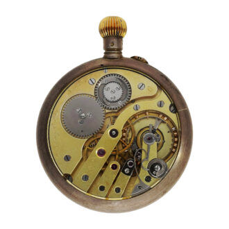 Rare French silver observatory chronometer watch Circa 1897-1898