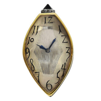 Rare gold, onyx and rock crystal Art Deco neck watch Circa 1925