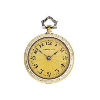 Rare small American gold, enamel ladies watch Circa 1910