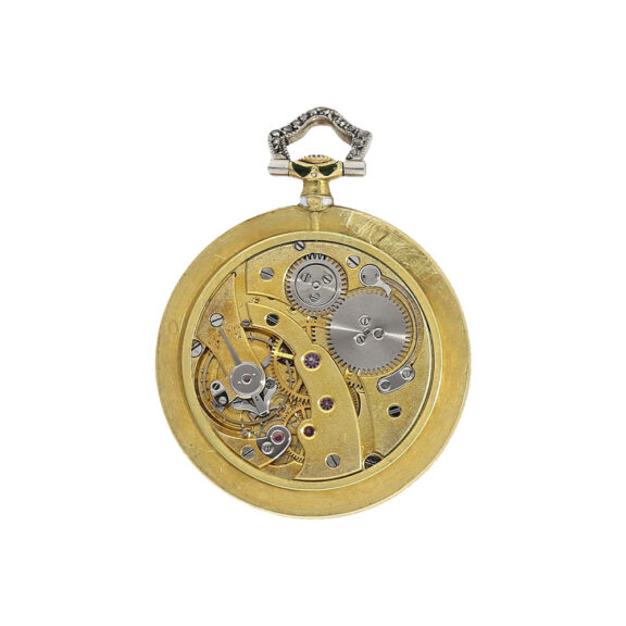 Rare small American gold, enamel ladies watch Circa 1910 Rare small American gold, enamel ladies watch Circa 1910