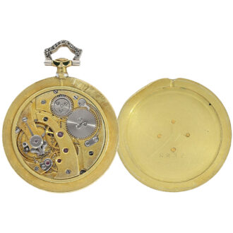 Rare small American gold, enamel ladies watch Circa 1910