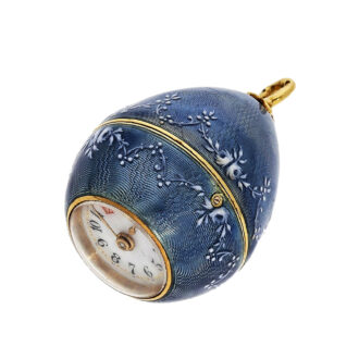 Swiss miniature pendant watch in the shape of a ball Circa 1900