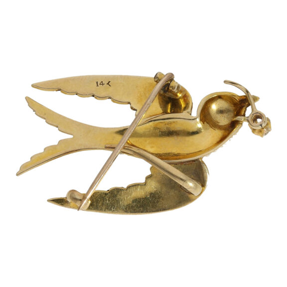 Swiss gold, enamel and pearl-set ladies' pendant watch Circa 1900 Swiss gold, enamel and pearl-set ladies' pendant watch Circa 1900