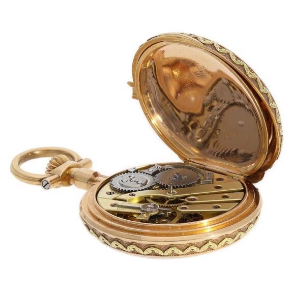 French ladies watch with corresponding chatelaine Circa 1890 French ladies watch with corresponding chatelaine Circa 1890
