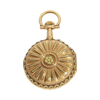 French ladies watch with corresponding chatelaine Circa 1890