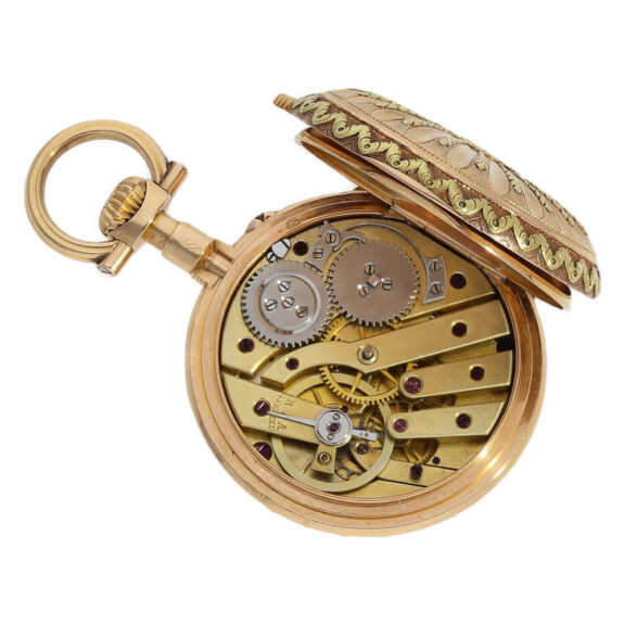 French ladies watch with corresponding chatelaine Circa 1890 French ladies watch with corresponding chatelaine Circa 1890