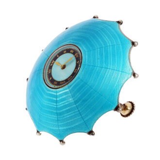 Swiss enamelled form watch in the shape of an umbrella Circa 1920
