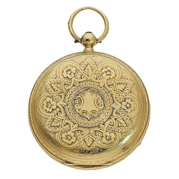 Exceptionally heavy English 18K gold lever pocket watch Circa 1868 Exceptionally heavy English 18K gold lever pocket watch Circa 1868