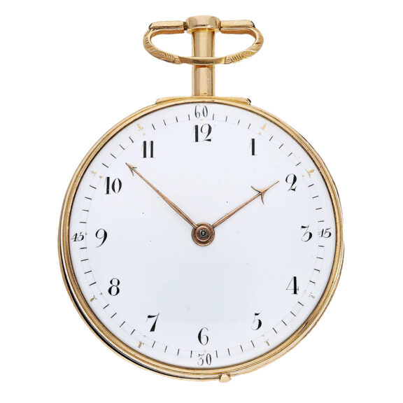 German 18K red gold double-cased verge pocket watch Circa 1795 German 18K red gold double-cased verge pocket watch Circa 1795