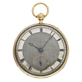 Large gold French quarter repeating cylinder watch Circa 1820 Large gold French quarter repeating cylinder watch Circa 1820