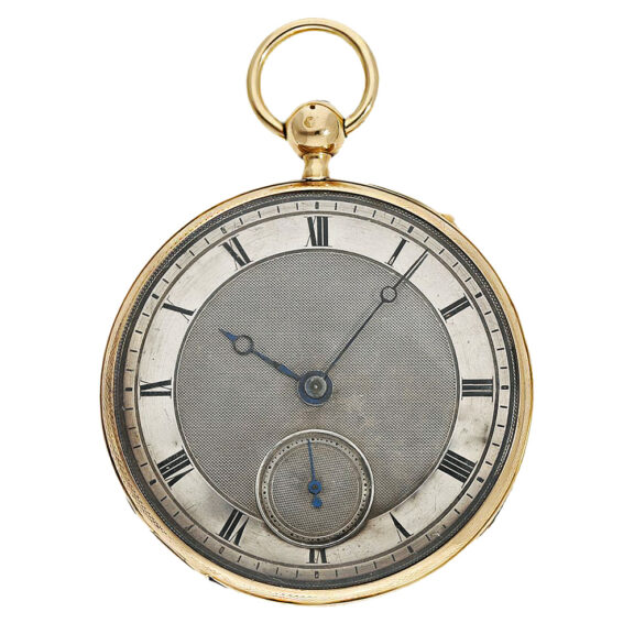 Large gold French quarter repeating cylinder watch Circa 1820 Large gold French quarter repeating cylinder watch Circa 1820