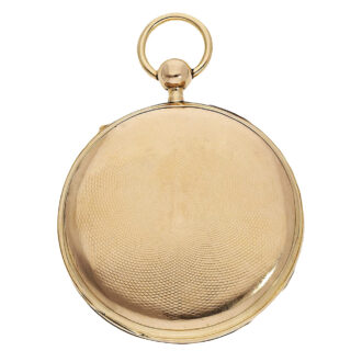 Large gold French quarter repeating cylinder watch Circa 1820 Large gold French quarter repeating cylinder watch Circa 1820