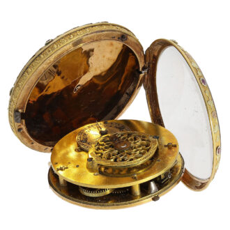 French 18K multicolour gold verge pocket watch Circa 1825 French 18K multicolour gold verge pocket watch Circa 1825