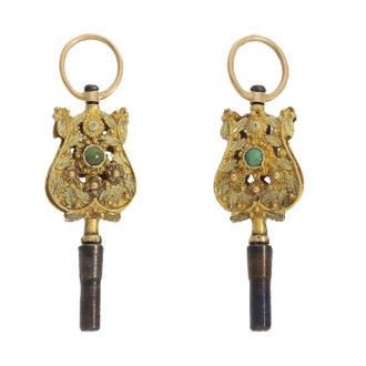 French 18K multicolour gold verge pocket watch Circa 1825 French 18K multicolour gold verge pocket watch Circa 1825