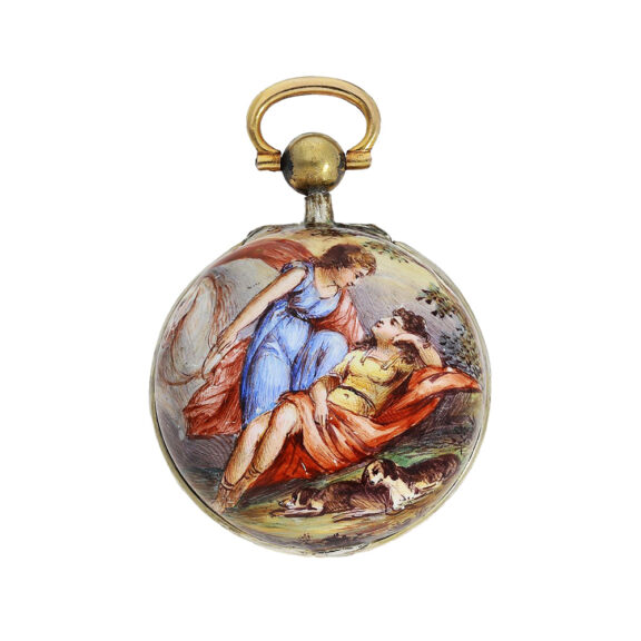 Austrian ladies watch with mythological scene Circa 1830 Austrian ladies watch with mythological scene Circa 1830