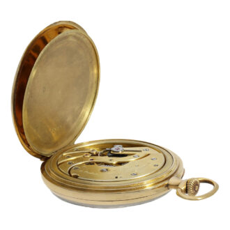 Swiss 18K gold gentleman’s lever pocket watch Circa 1918