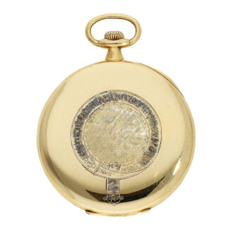 Swiss 18K gold gentleman’s lever pocket watch Circa 1918