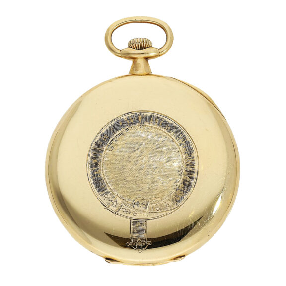 Swiss 18K gold gentleman’s lever pocket watch Circa 1918 Swiss 18K gold gentleman’s lever pocket watch Circa 1918