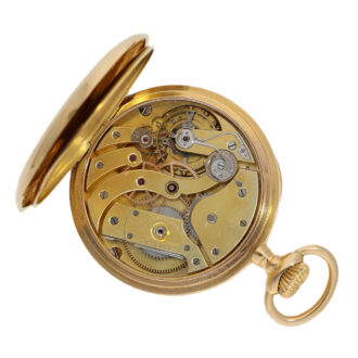 Large Swiss 18K gold Chronometro Gondolo watch Circa 1910