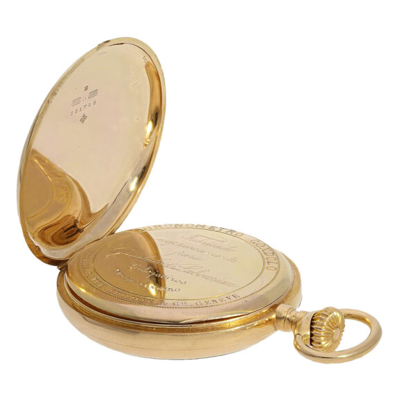 Large Swiss 18K gold Chronometro Gondolo watch Circa 1910 Large Swiss 18K gold Chronometro Gondolo watch Circa 1910