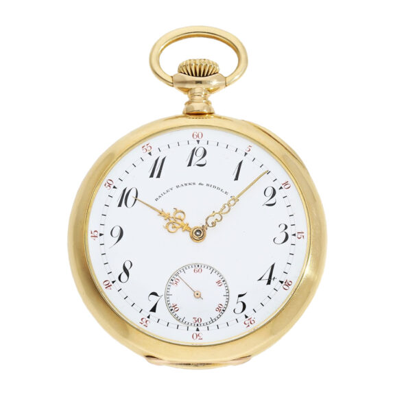 Swiss 18K gold anchor chronometer in special quality Circa 1909 Swiss 18K gold anchor chronometer in special quality Circa 1909