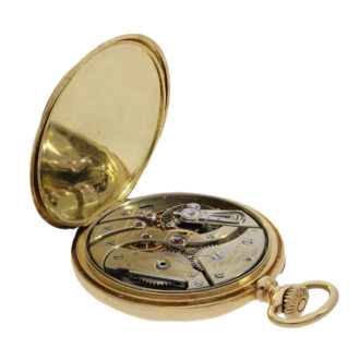 Swiss 18K gold anchor chronometer in special quality Circa 1909